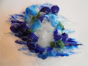 Pate de Verre Glas Kopf